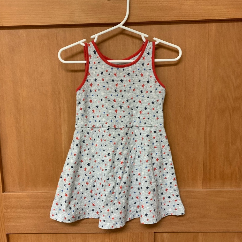 Toddler girl jumping Beans Dress 18M